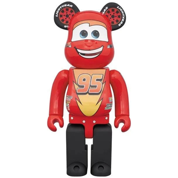 1000% Bearbrick - Disney Pixar Cars Lightning McQueen Figure