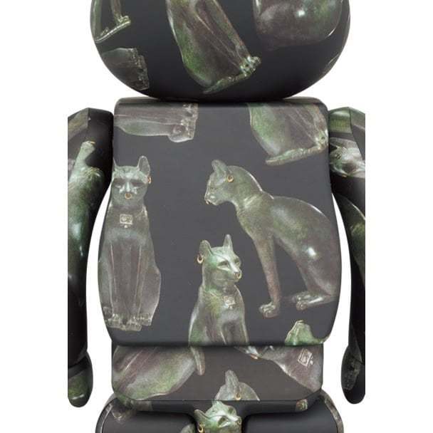 400% & 100% Bearbrick sæt - The Gayer-Anderson Cat (The British Museum