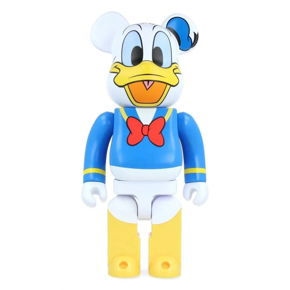 400% Bearbrick Donald Duck figure, detailed Disney collectible in classic sailor outfit.