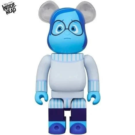 MEDICOM TOY - BE@RBRICK SADNESS 400％ 400 Bearbrick - Sadness from Inside Out | Limited Edition