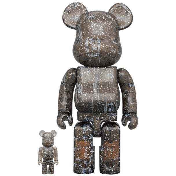 400% & 100% Bearbrick sæt - Unkle x Studio Ar.Mour collaboration with LED feature.
