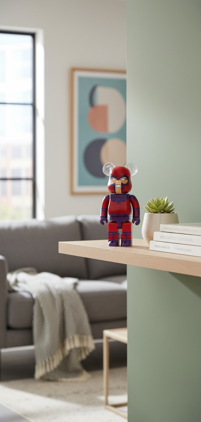 400% Bearbrick - X-Men - Magneto-Medicom Toy-Bearbrick