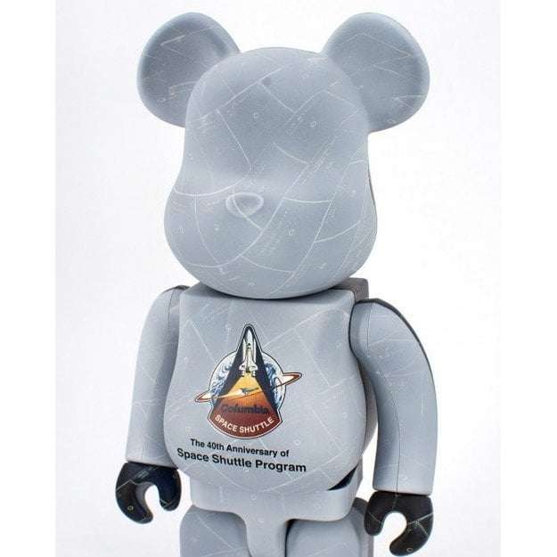 400% & 100% Bearbrick sæt - Space Shuttle Program (NASA)
