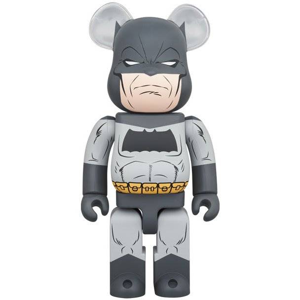 Medicom Toy BE@RBRICK 1000% Batman The Dark Knight Rises figure in comic-inspired Batsuit.