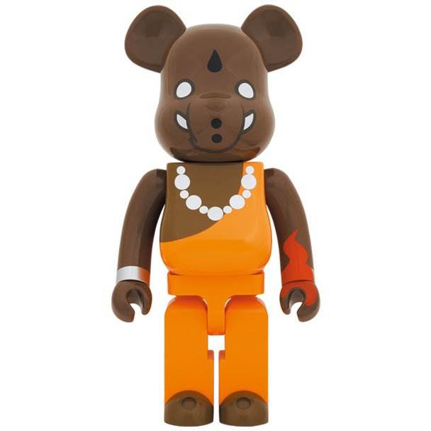 400% Bearbrick Brahman Elephant (Brown) collectible toy by Medicom Toys, limited edition.