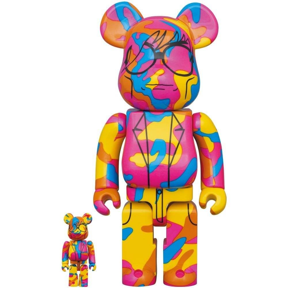 BE@RBRICK 100％　アンディウォーホォール　３体セット 400% & 100% Bearbrick Set - Unique Andy Warhol Edition