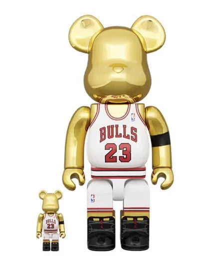 400 & 100 Bearbrick - Michael Jordan 1991 World Champion Set