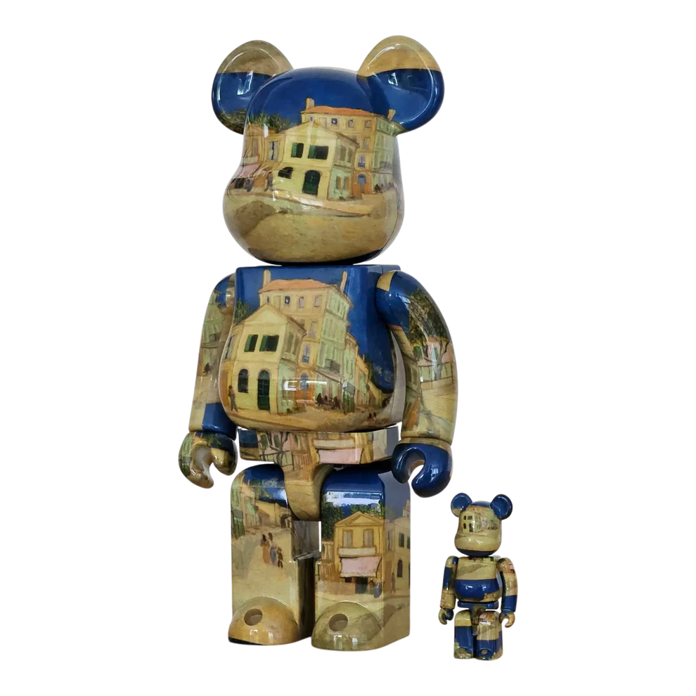400 Bearbrick - 400% Bearbrick 1st Model White Chrome Edition