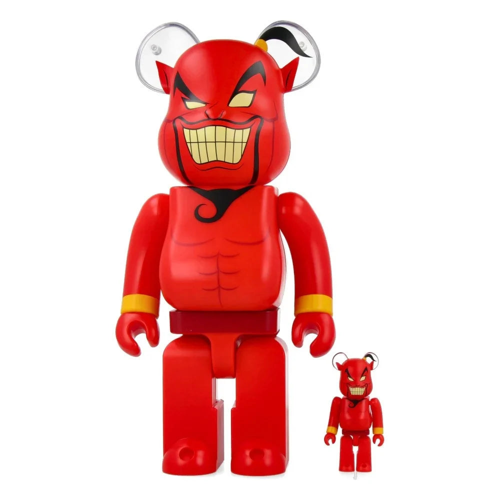 その他 BE@RBRICK Aladdin GENIE 100%&400% Bearbrick Disney Aladdin Genie 100% & 400% Set - US