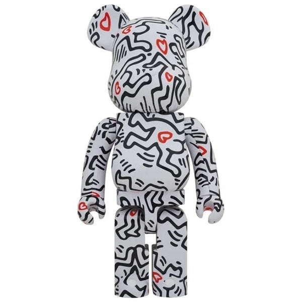 1000% Bearbrick - Keith Haring v8 (Heart of Men)