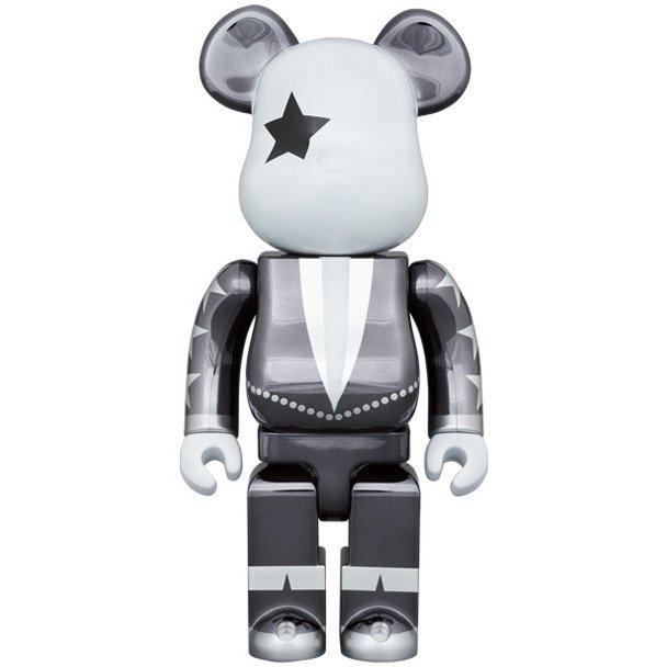 1000% Bearbrick - Kiss Star Child (Chrome Ed.)