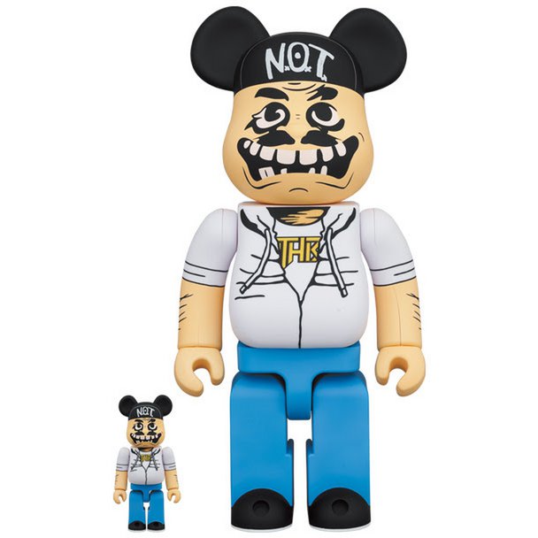 400% & 100% Bearbrick set - Notman (Anthrax)