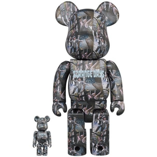 400% & 100% Bearbrick set - Strange Days (The Doors)