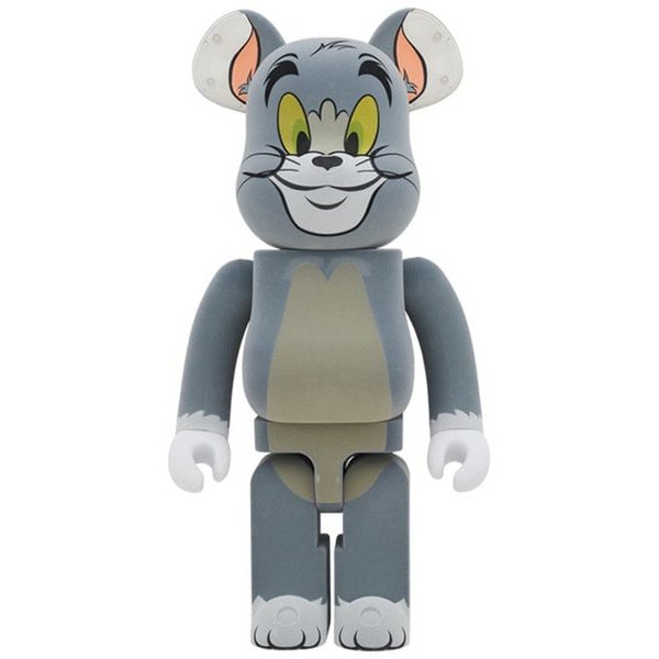 400% & 100% Bearbrick set - Tom Flocky Edition (Tom & Jerry)