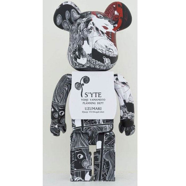 1000% Bearbrick - Unique S'YTE x Junji Ito UZUMAKI Collection