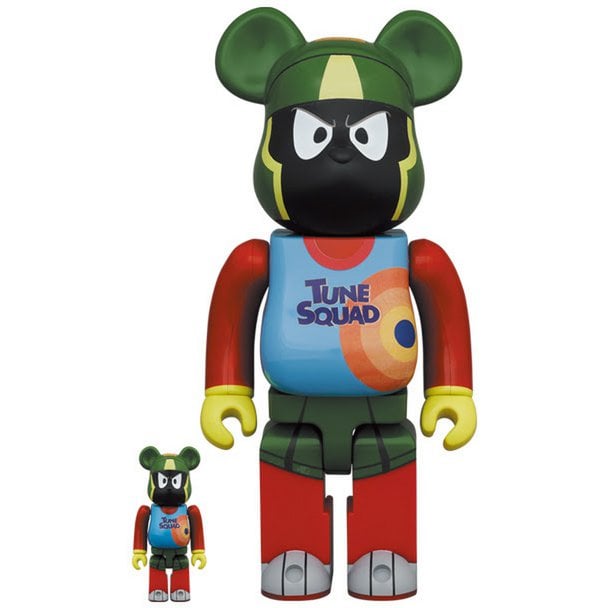 400% & 100% Bearbrick set - Marvin The Martian (Space Jam)