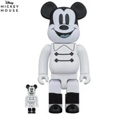 400% & 100% Bearbrick Set - Mickey Mouse (NightTime)