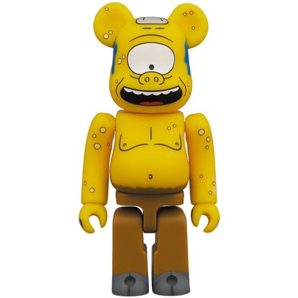 400% & 100% Bearbrick set - Cyclops (The Simpsons)