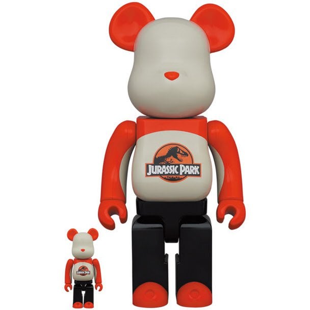 400% & 100% Bearbrick Set -Jurassic Park