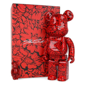 400 & 100 Bearbrick Set - Unique Mr. Scarlet design by Shun Sudo 400 & 100 Bearbrick Set - Unique Mr. Scarlet design by Shun Sudo