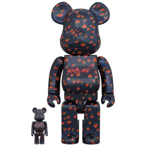 400% & 100% Bearbrick set - Muveil (Strawberry)