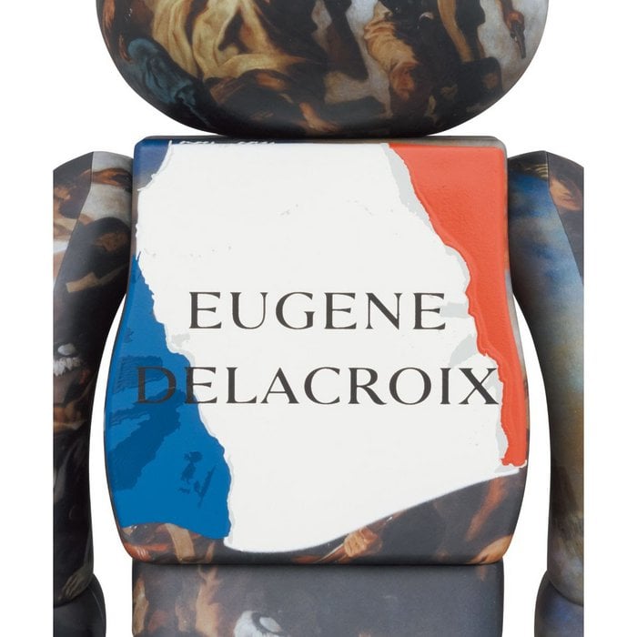 400% & 100% Bearbrick Set - Eugène Delacroix (Liberty Leading the People)