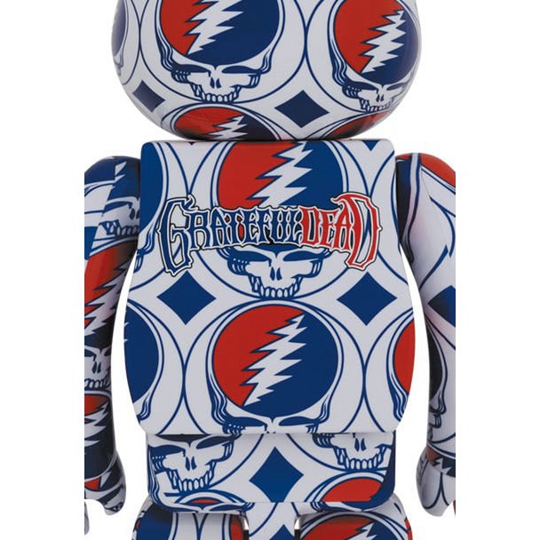 400% & 100% Bearbrick set - Grateful Dead (Steal Your Face)