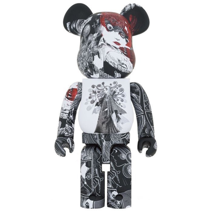 1000% Bearbrick - S'yte X Junji Ito Uzumaki