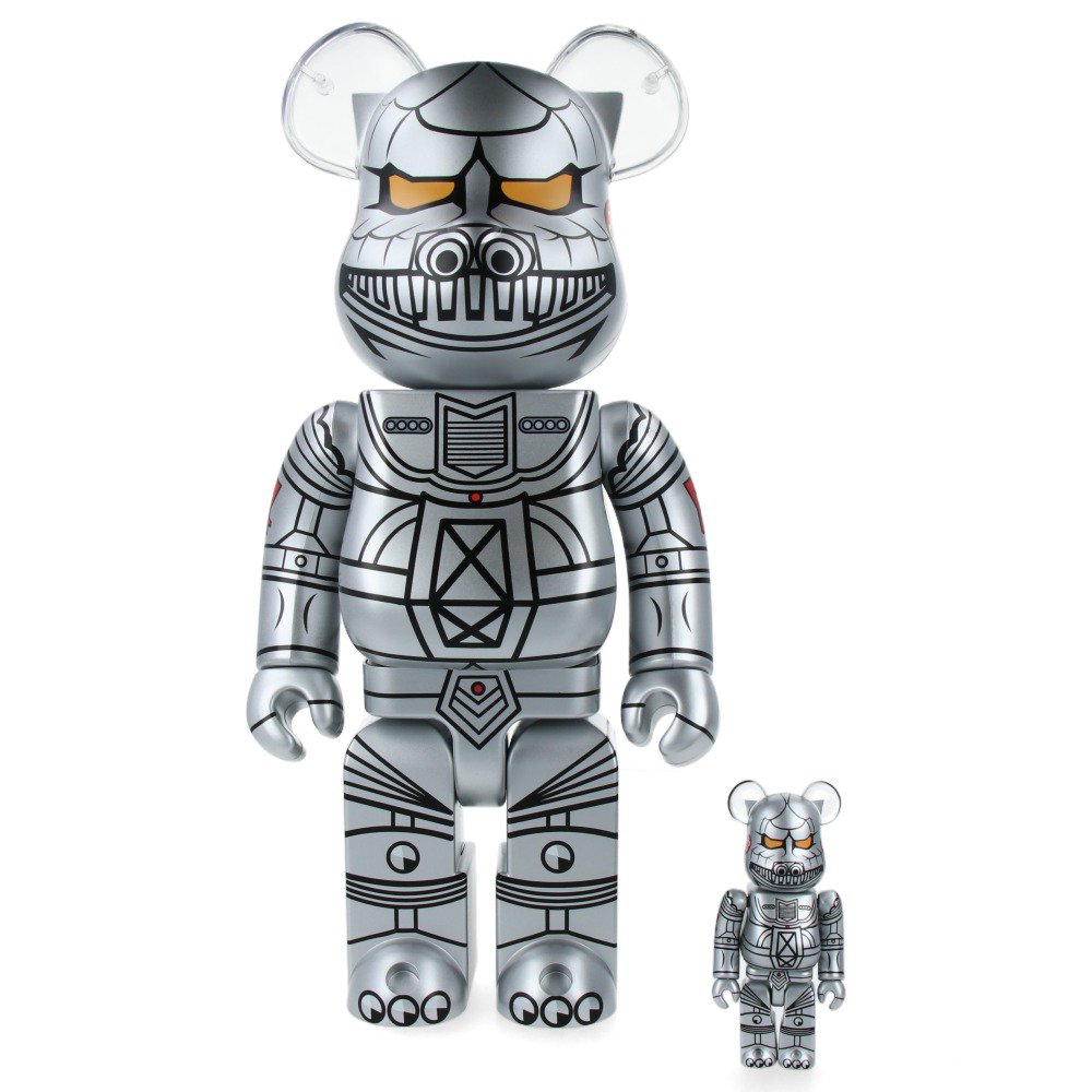 400% & 100% Bearbrick Set - Mechagodzilla (1974)