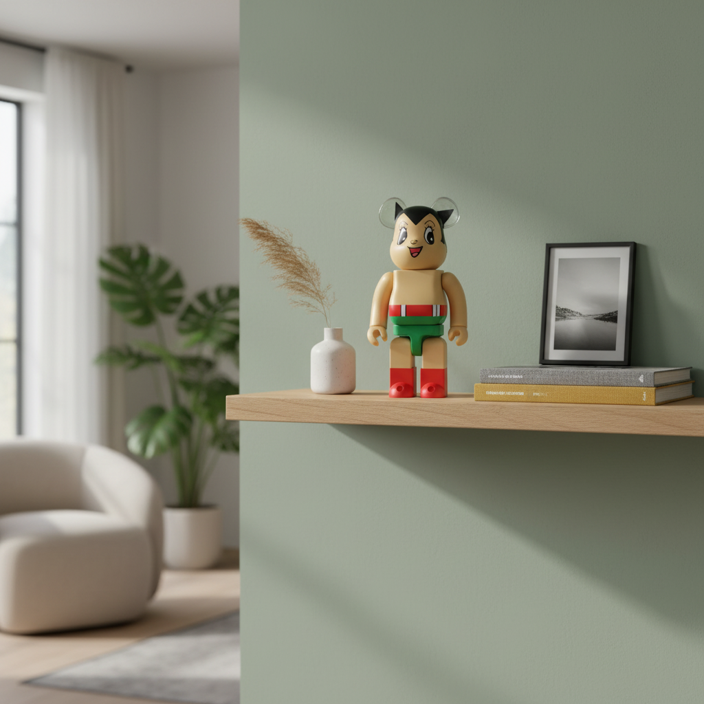 100% & 400% Bearbrick set - Astro Boy (First Color ver.)-Medicom Toy-Bearbrick