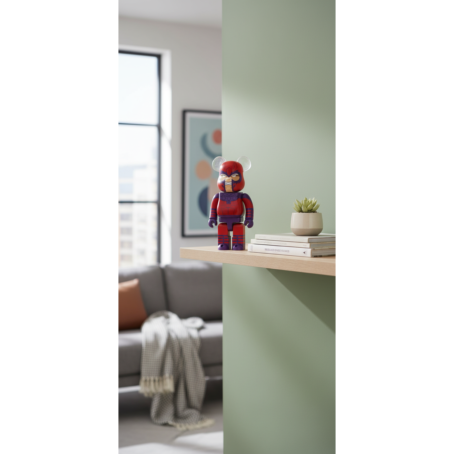 400% Bearbrick - X-Men - Magneto