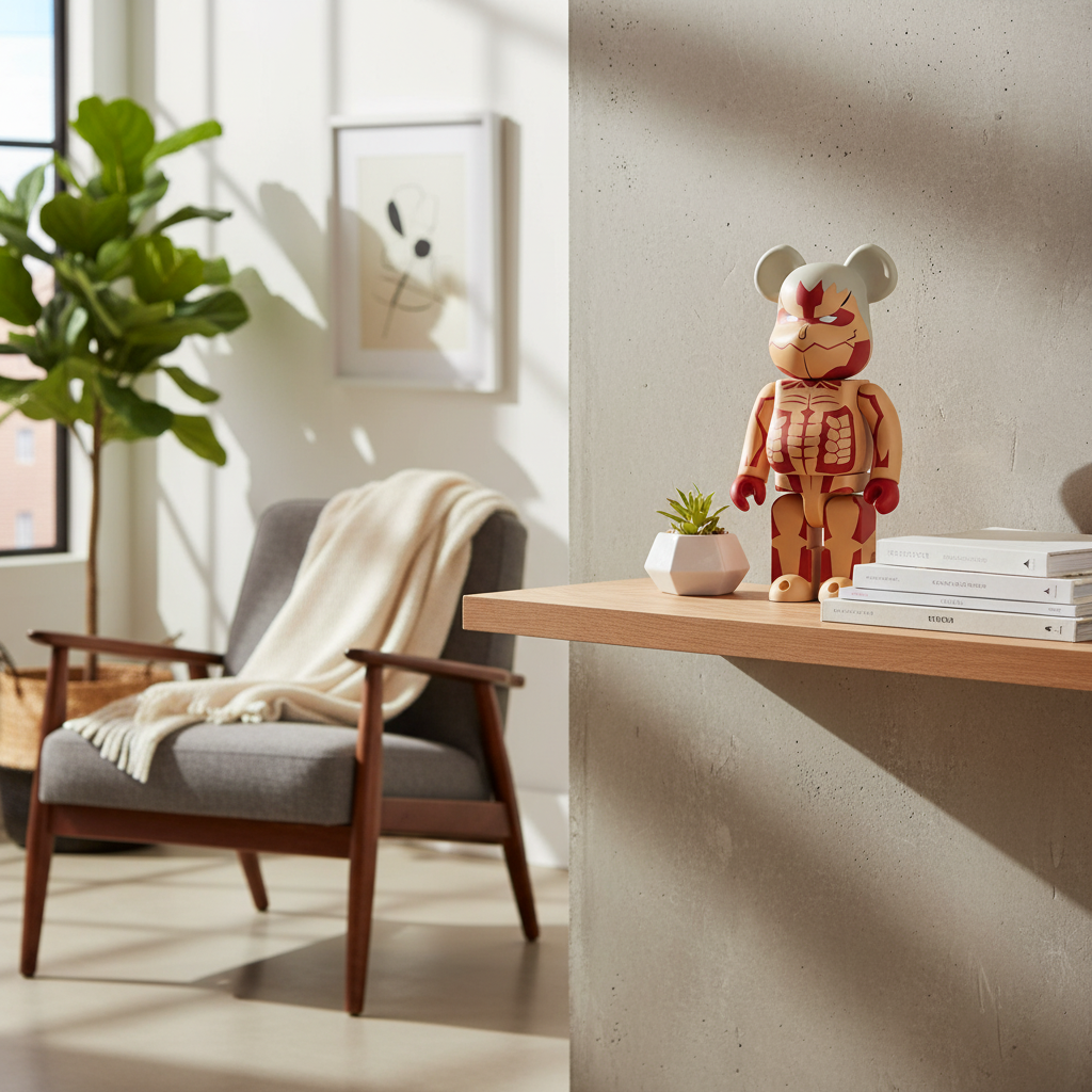 400% Bearbrick - Armored Titan (Attack on Titan)-Medicom Toy-Bearbrick