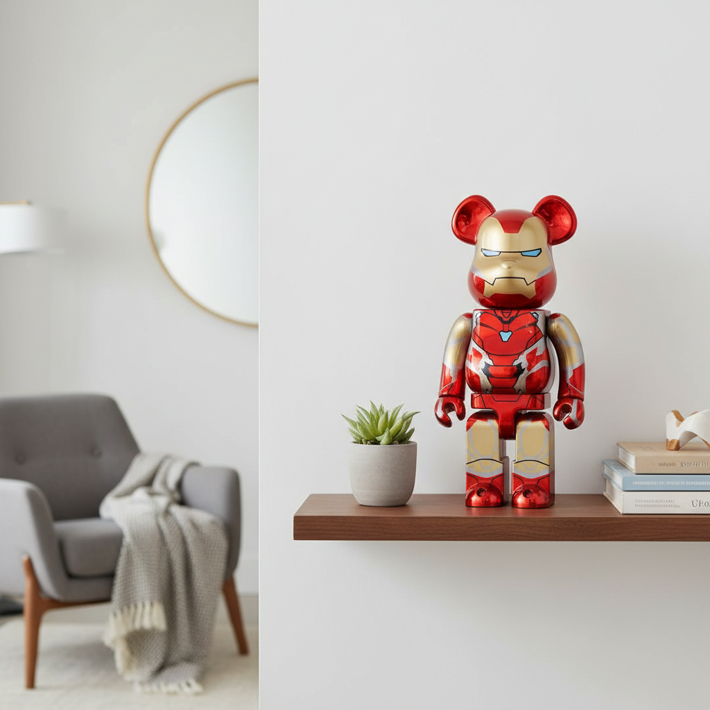 400% & 100% Bearbrick - Iron Man - Mark 85 Chrome Edition (BWWT3) 400% & 100% Bearbrick - Iron Man - Mark 85 Chrome Edition (BWWT3)