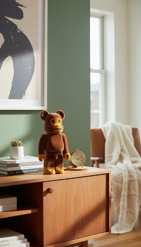 400% & 100% Bearbrick sæt - Baby Milo by BAPE - (Flocky ver.)-Medicom Toy-Bearbrick