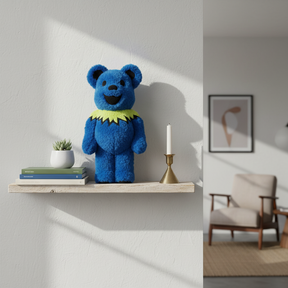 400% Bearbrick - Grateful Dead - Dancing Bears (Costume Ver. Blue)-Medicom Toy-Bearbrick