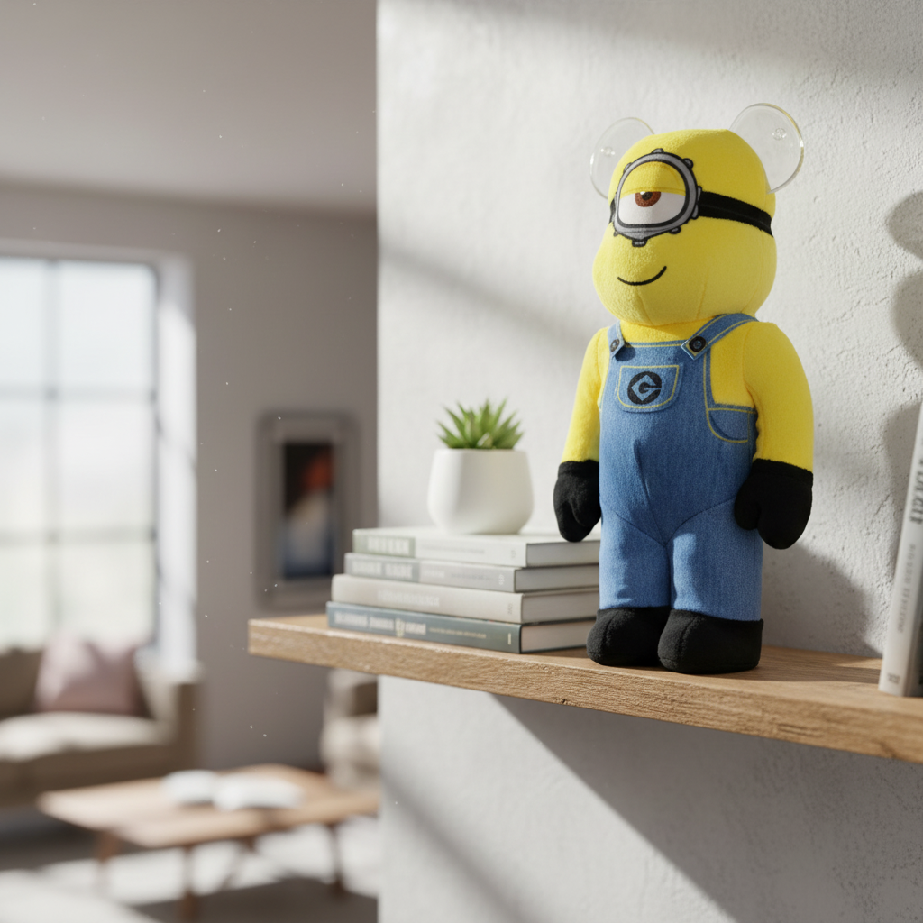 400% Bearbrick - Minions Stuart - (Costume Version) 400% Bearbrick - Minions Stuart - (Costume Version)