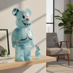 400% & 100% Bearbrick Sæt - Lonesome Ghosts (Disney)-Medicom Toy-Bearbrick