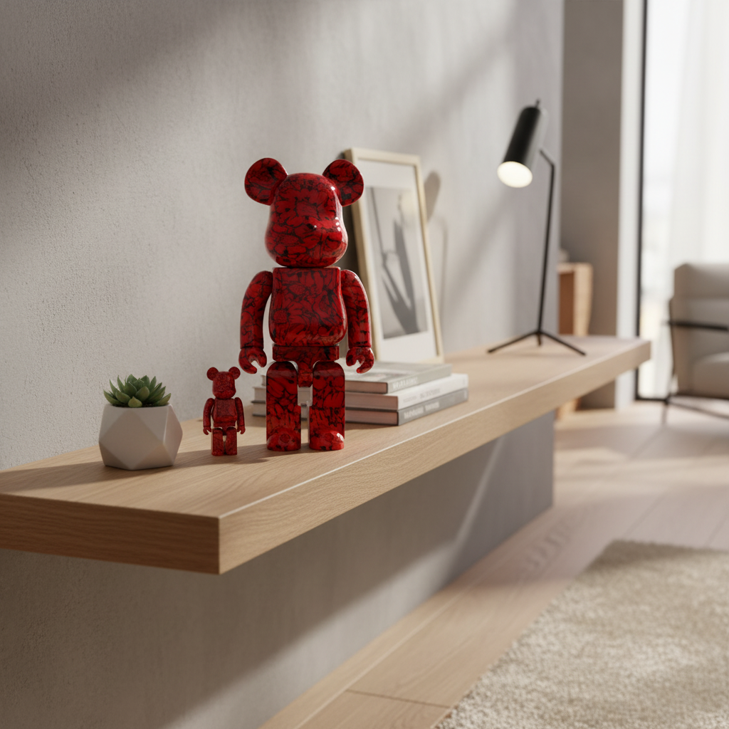 400 & 100 Bearbrick Set - Unique Mr. Scarlet design by Shun Sudo 400 & 100 Bearbrick Set - Unique Mr. Scarlet design by Shun Sudo