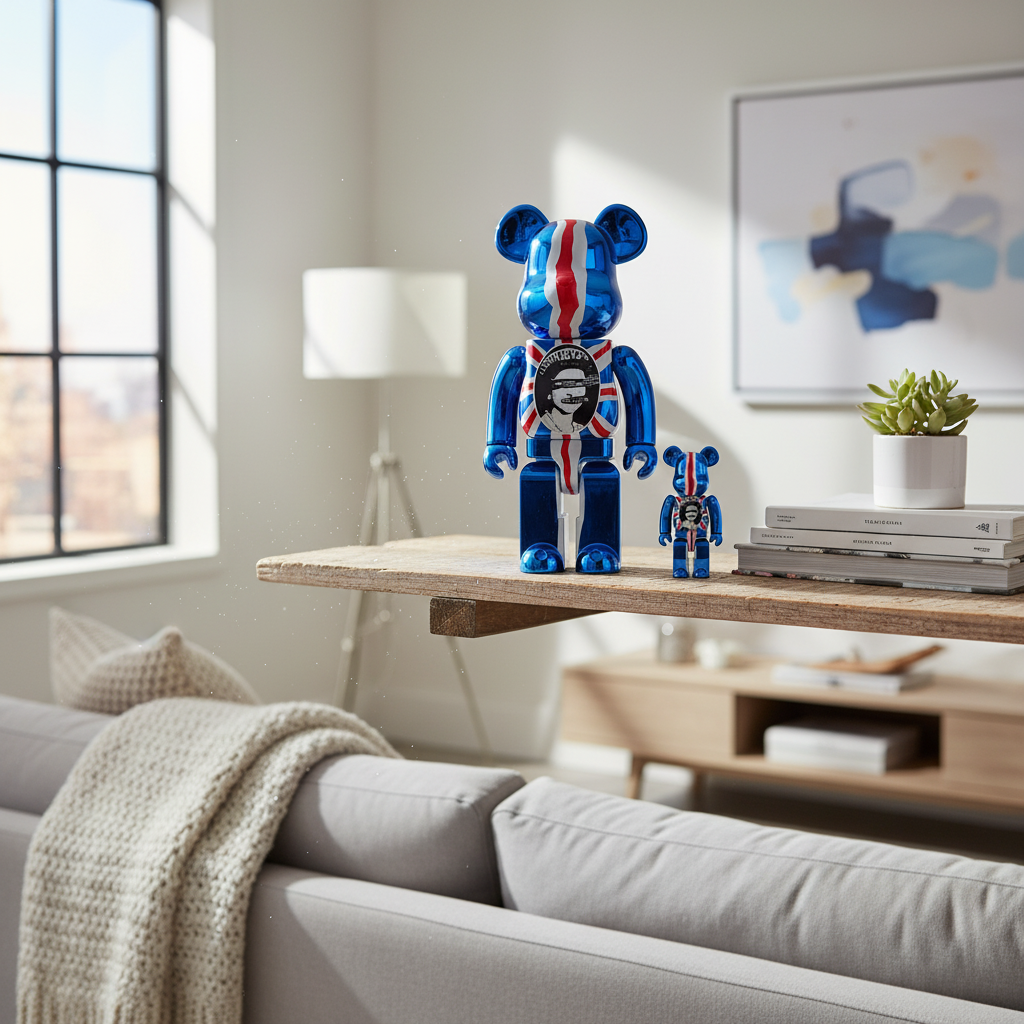 400% & 100% Bearbrick Set - Sex Pistols - God Save the Queen (Chrome E 400% & 100% Bearbrick Set - Sex Pistols - God Save the Queen (Chrome E