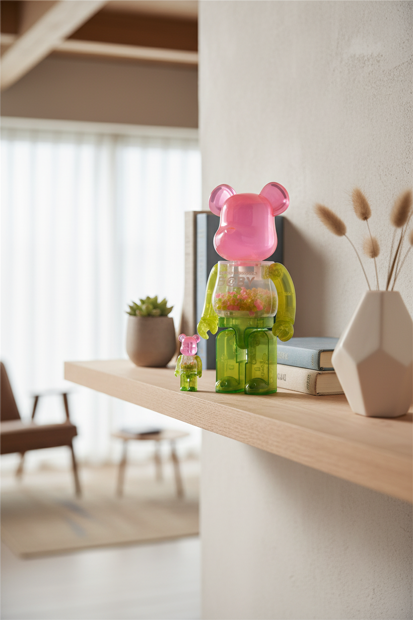 400% & 100% Bearbrick Set - My First Bearbrick Baby (1st Color Clear) 400% & 100% Bearbrick Set - My First Bearbrick Baby (1st Color Clear)