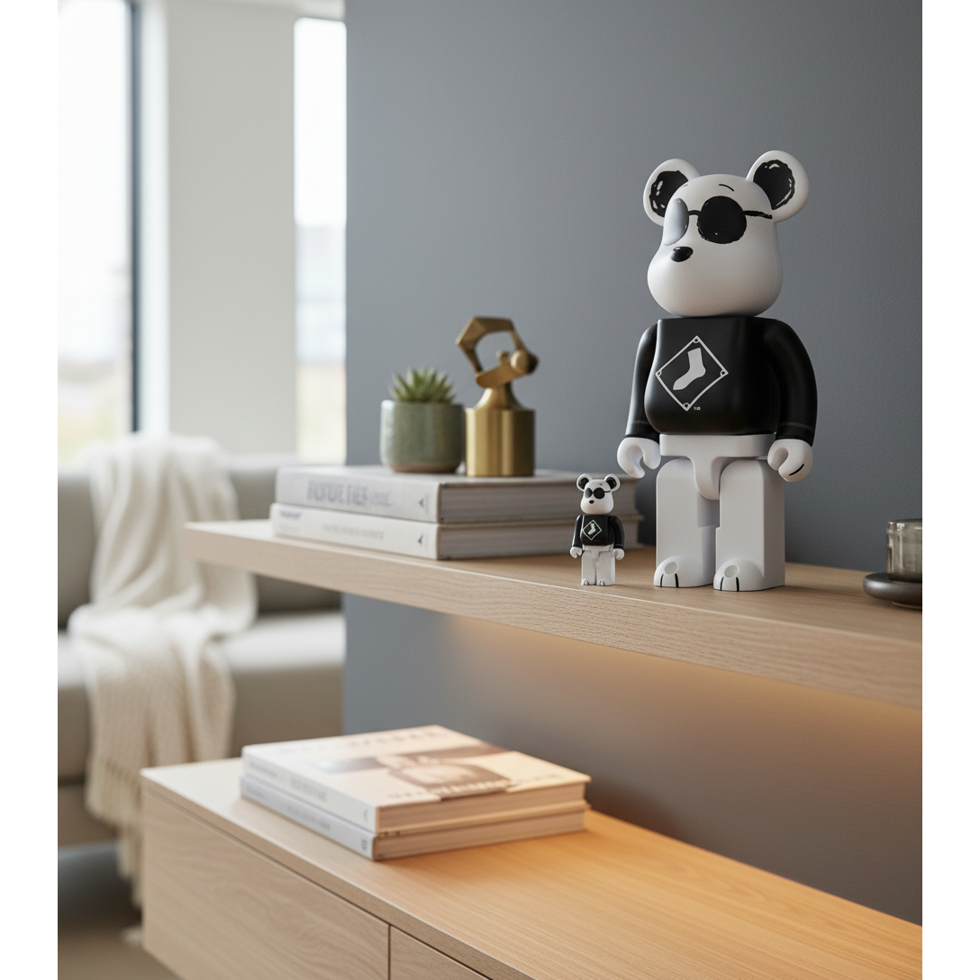 400% & 100% Bearbrick Set - Snoopy White Sox (MLB x Peanuts) 400% & 100% Bearbrick Set - Snoopy White Sox (MLB x Peanuts)