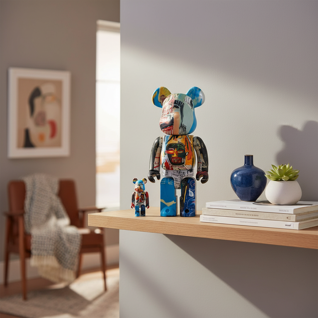 400% & 100% Bearbrick Set - Jean-Michel Basquiat | Unique 400% & 100% Bearbrick Set - Jean-Michel Basquiat | Unique