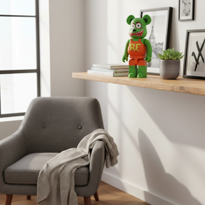 400% & 100% Bearbrick sæt - Rat Fink by Ed "Big Daddy" Roth-Medicom Toy-Bearbrick