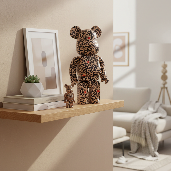 400% & 100% Bearbrick sæt - Amplifier (5th Anniversary)