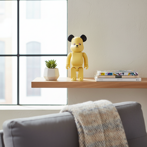 400% Bearbrick - Sooty The Bear (Kellogg's Puffa Puffa Rice)-Medicom Toy-Bearbrick