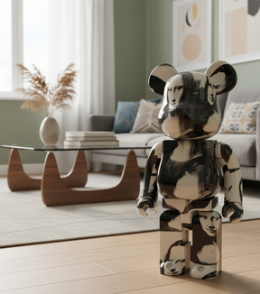 1000% Bearbrick - Andy Warhol (Double Mona Lisa)-Medicom Toy-Bearbrick