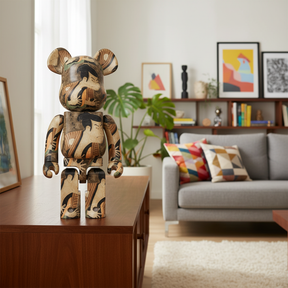 1000% Bearbrick - Toshusai Sharaku (Actor Otani Oniji Ⅲ as the Footman (Yakko Edohei)-Medicom Toy-Bearbrick