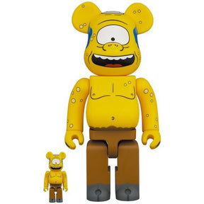 400% & 100% Bearbrick set - Cyclops (The Simpsons)