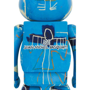 400% & 100% Bearbrick set - Jean -Michel Basquiat V9 (Blue Angel)