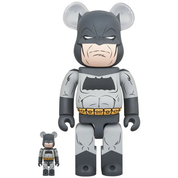 400% & 100% Bearbrick sæt - Batman (The Dark Knight Returns)